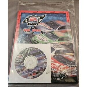 NASCAR 2001 Talladega October 20-21 Souvenir Program Sealed Logo Sleeve